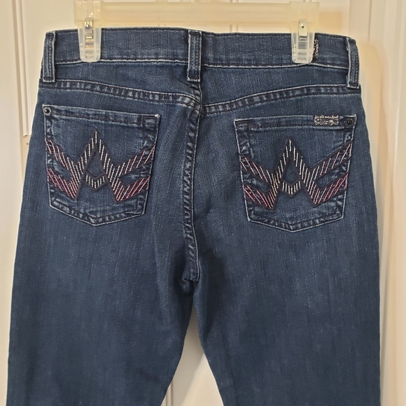 7 For All Mankind Girls Roxanne Skinny Jeans Size 14 Blue NWT - Picture 6 of 11